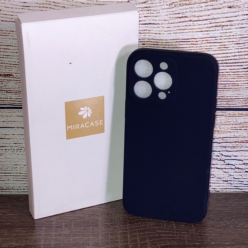 New Miracase for iPhone 14 Pro Max Case with 2 Pack Screen Protectors Black